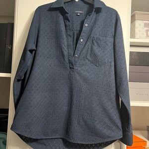 Lands’End, Size 12, Blue, 100% cotton